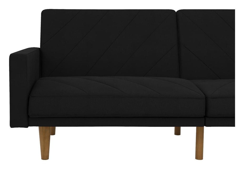 Paxson Sofa Bed With Wooden Feet Linen, view 7