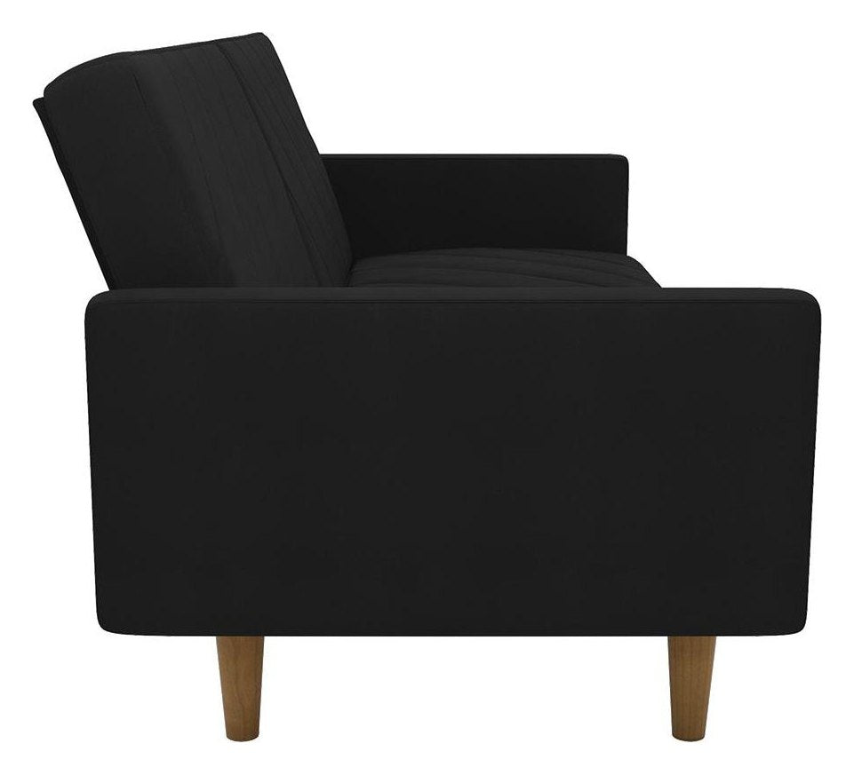 Paxson Sofa Bed With Wooden Feet Linen, view 8