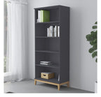 Pelle Bookcase 4 Shelf, view 3