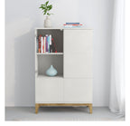 Pelle Highboard 1 Glass Door 2 Wood Door, view 20