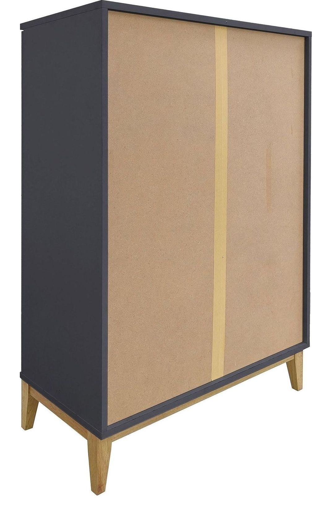 Pelle Highboard 1 Glass Door 2 Wood Door, view 7
