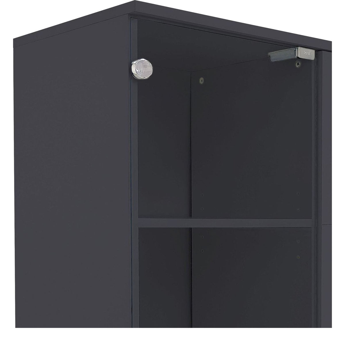 Pelle Highboard 1 Glass Door 2 Wood Door, view 8