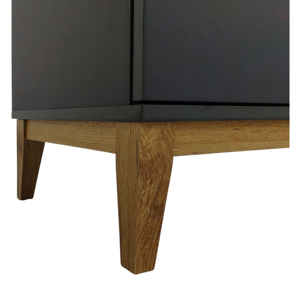 Pelle Highboard 1 Glass Door 2 Wood Door, view 9