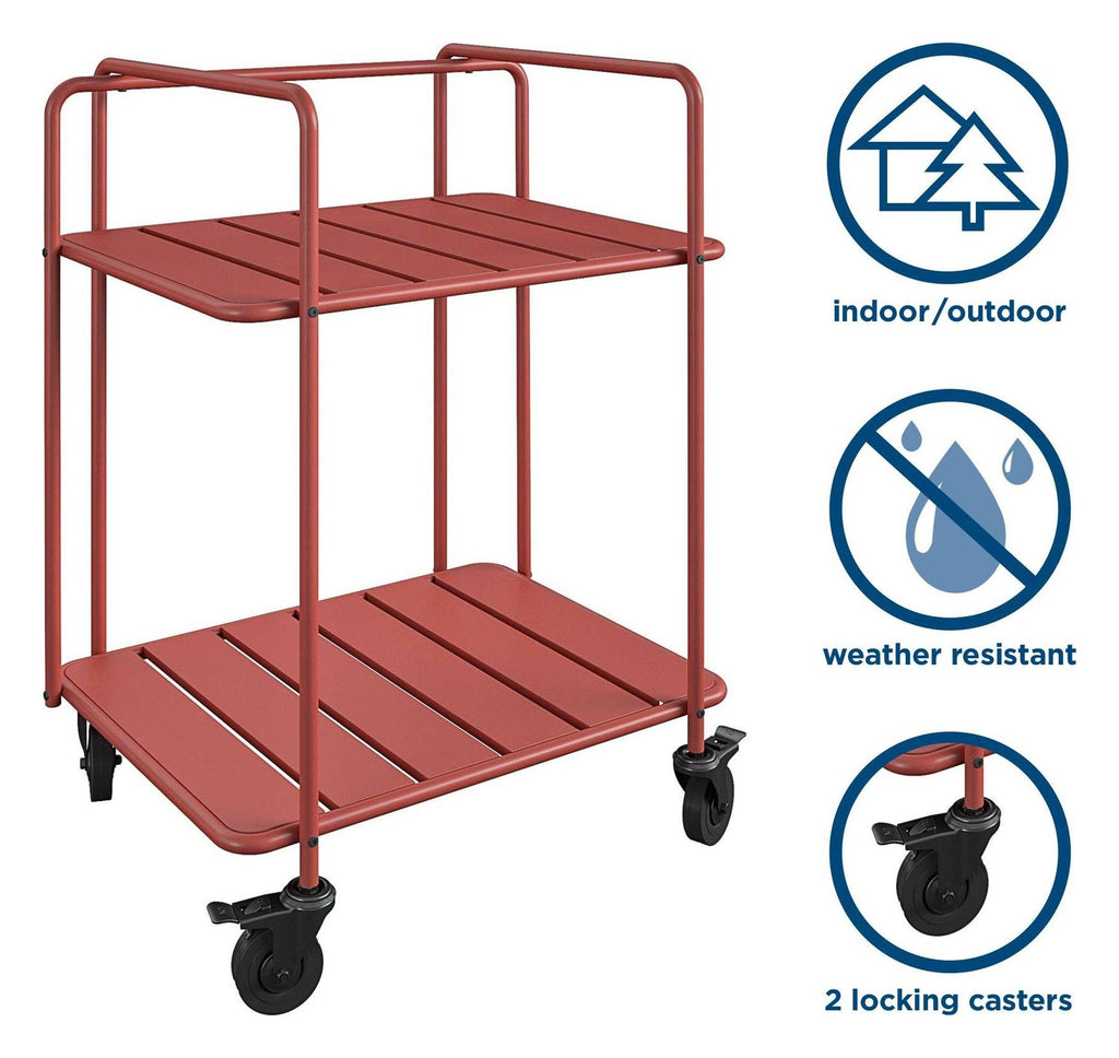 Penelope Indoor/Outdoor Serving Cart, view 8