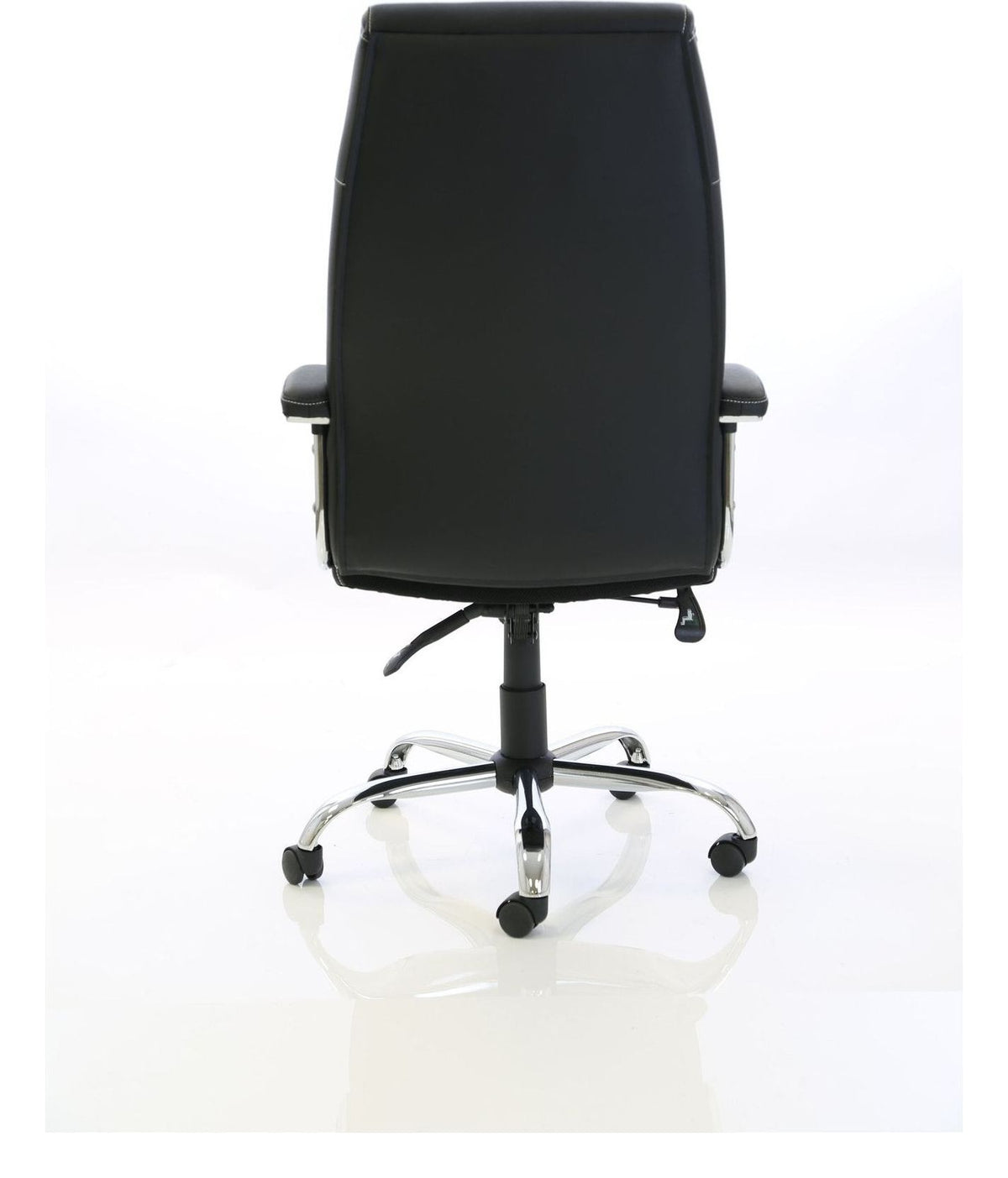 Penza High Back Executive Leather Chair, black leather, another view 5