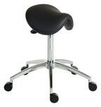 Perch Sit-Stand Saddle Stool in black