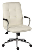 Piano Executive Chair in white
