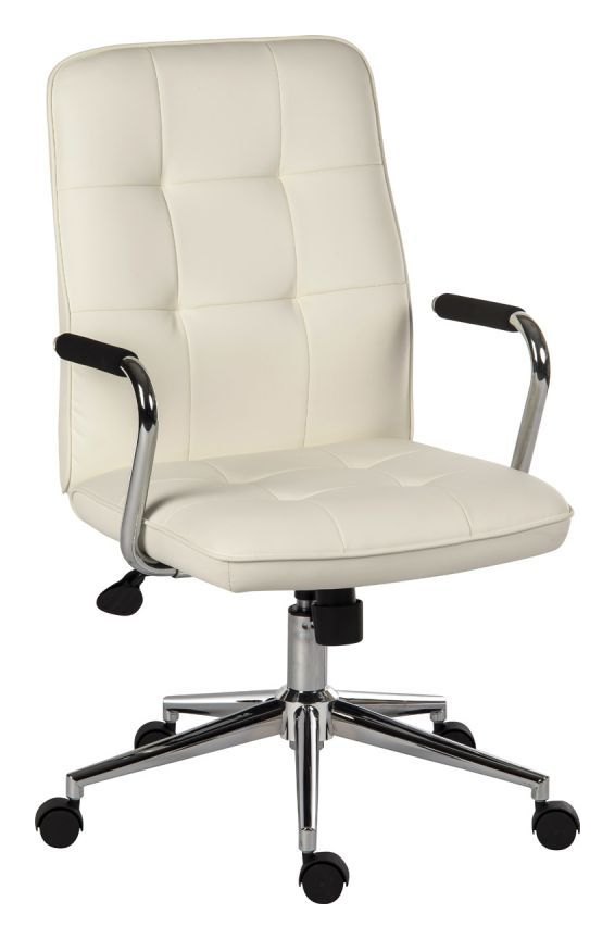 Piano Executive Chair in white