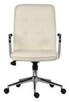 Piano Executive Chair in white, view 2