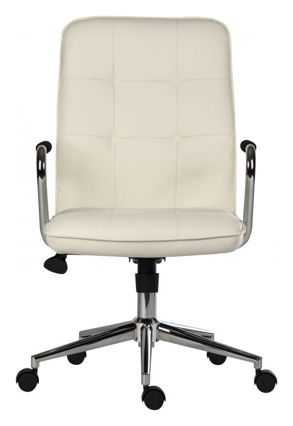 Piano Executive Chair in white, view 2