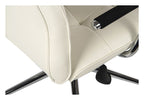 Piano Executive Chair in white, view 4