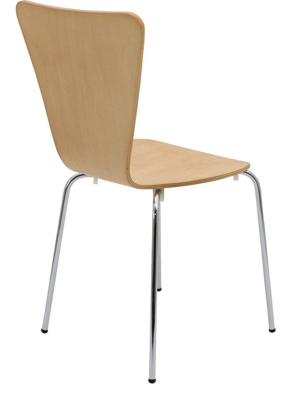 Picasso Chair Heavy Duty in beech from the back at an angle