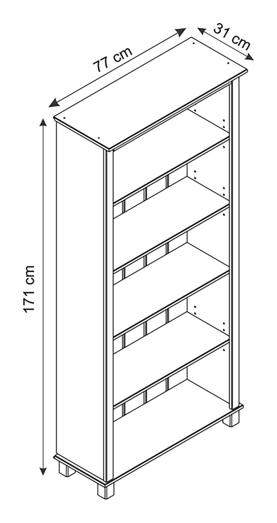 Pivo Bookcase High, view 16