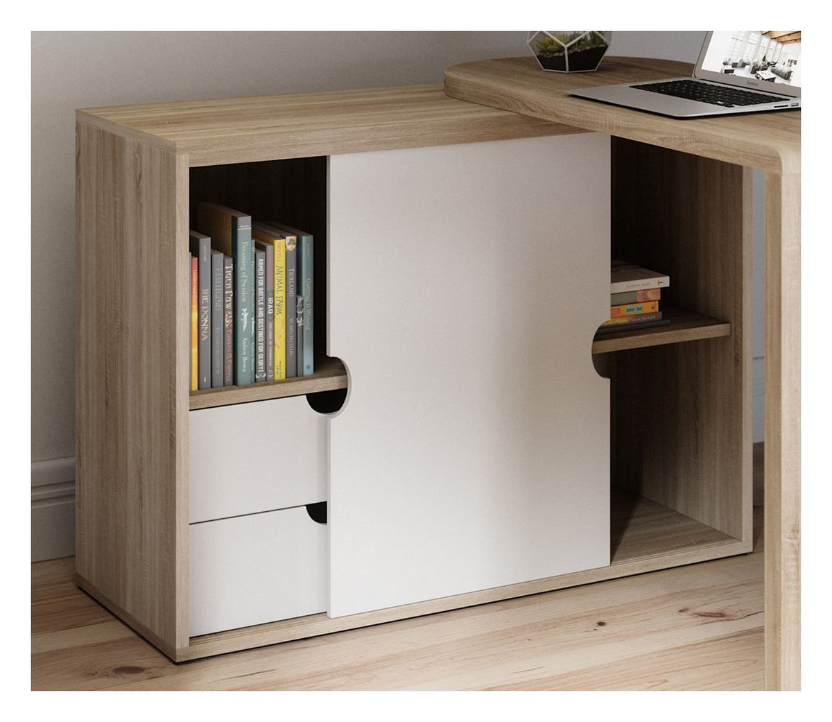 Pivot Cupboard Desk, view 4