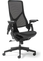 Pivot High Back Mesh Chair in black
