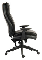 Plush Ergo Executive Chair in black, view 3