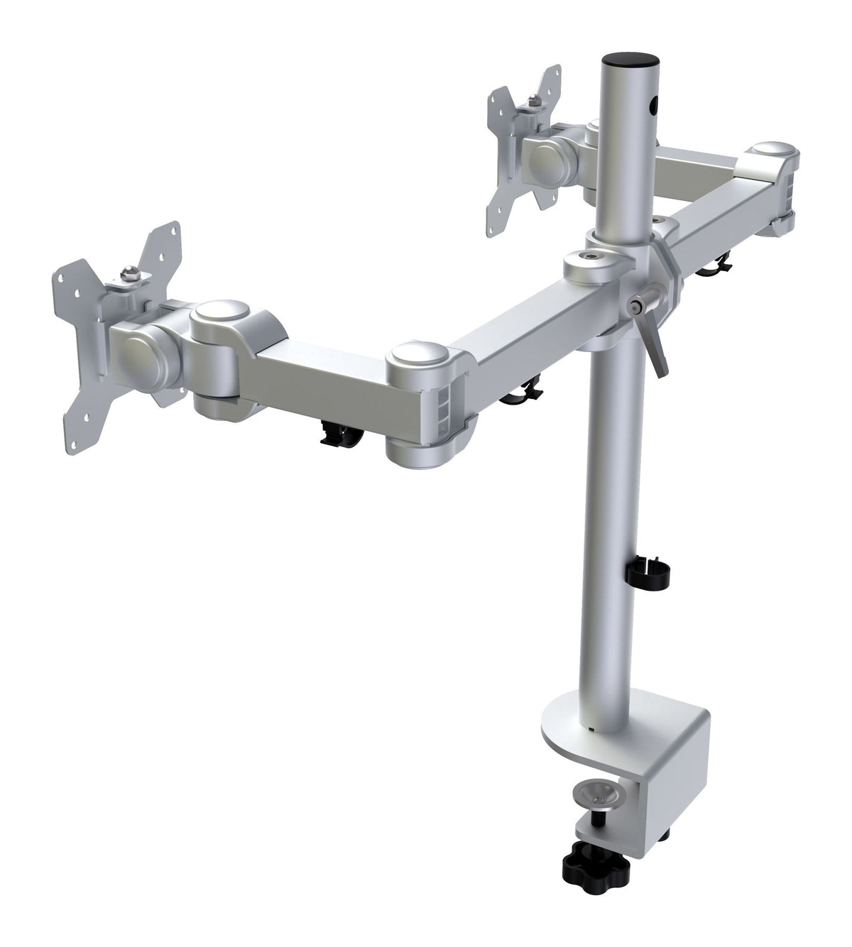 Pole Mounted Dual Monitor Arm, view 3