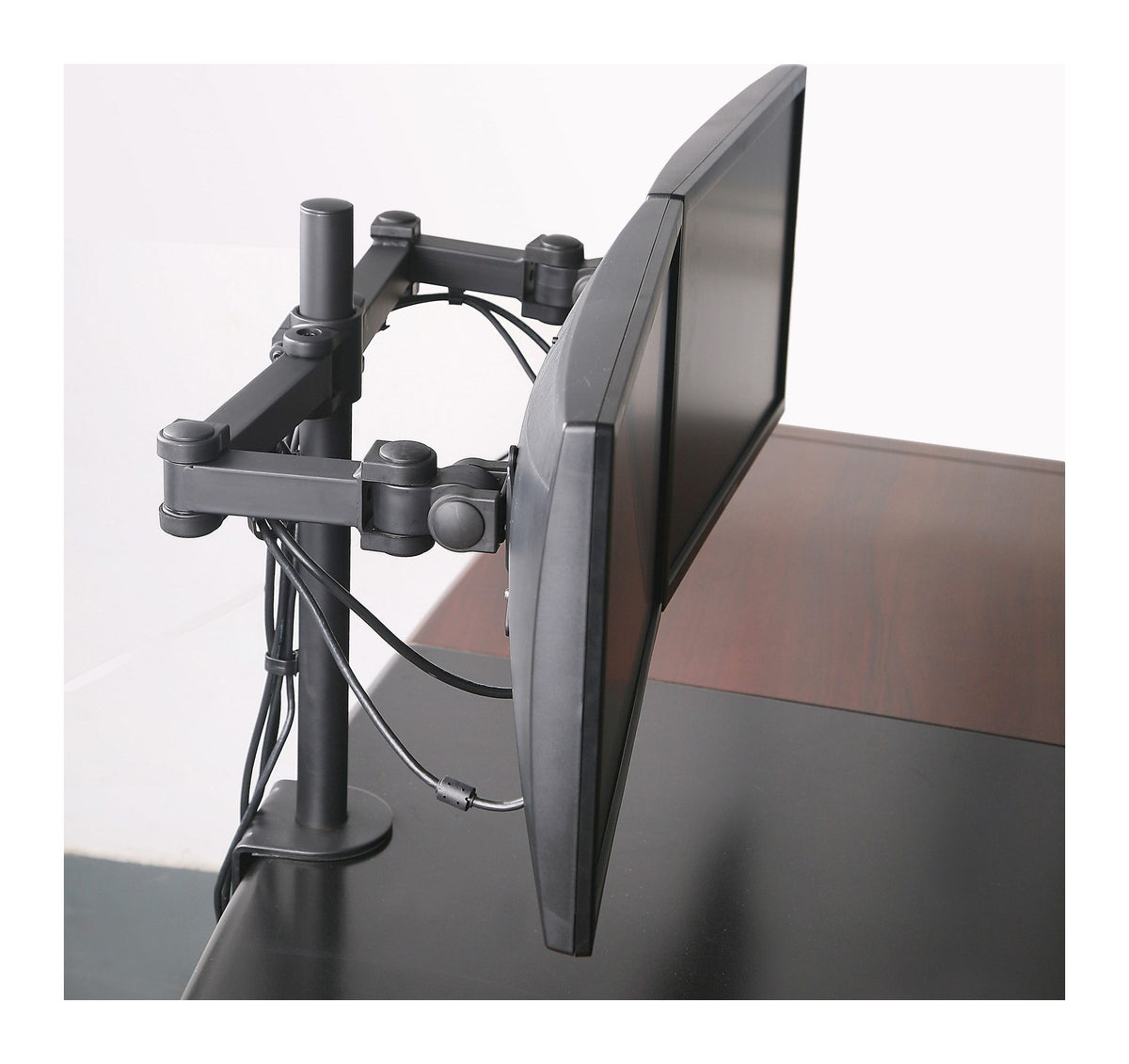 Pole Mounted Dual Monitor Arm, view 4