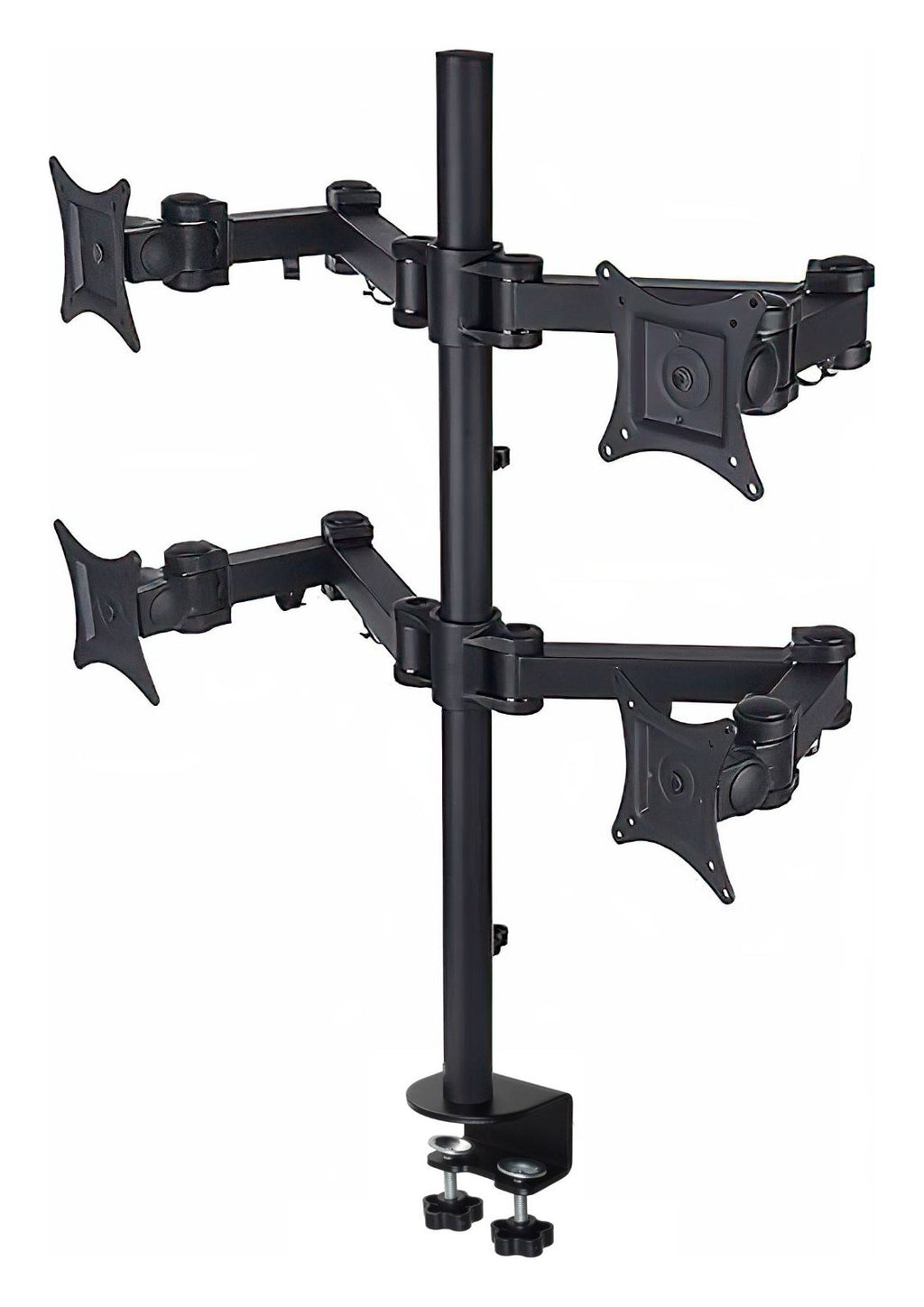 Pole Mounted Quad Monitor Arm, view 2