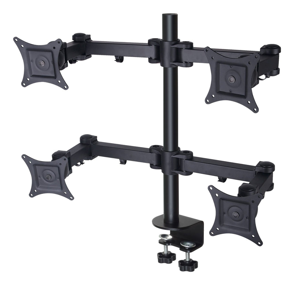 Pole Mounted Quad Monitor Arm