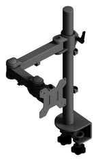Pole Mounted Single Monitor Arm, view 2