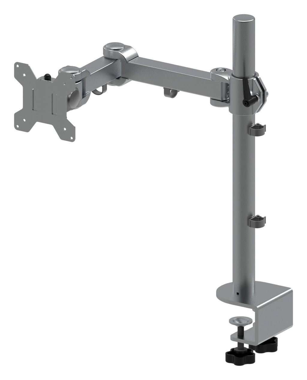 Pole Mounted Single Monitor Arm, view 3