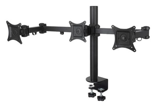 Pole Mounted Triple Monitor Arm