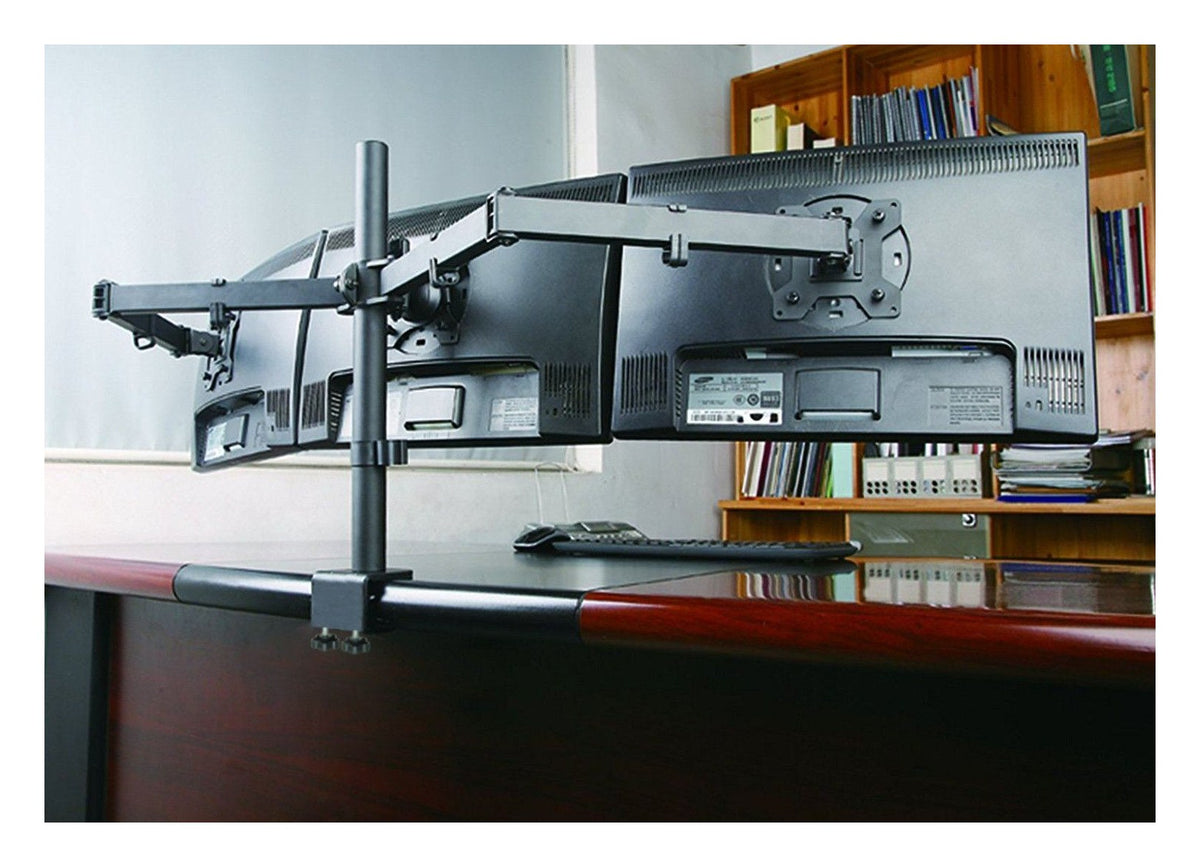 Pole Mounted Triple Monitor Arm, view 4