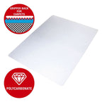 Polycarbonate Chair Mat for Carpet in clear, view 6