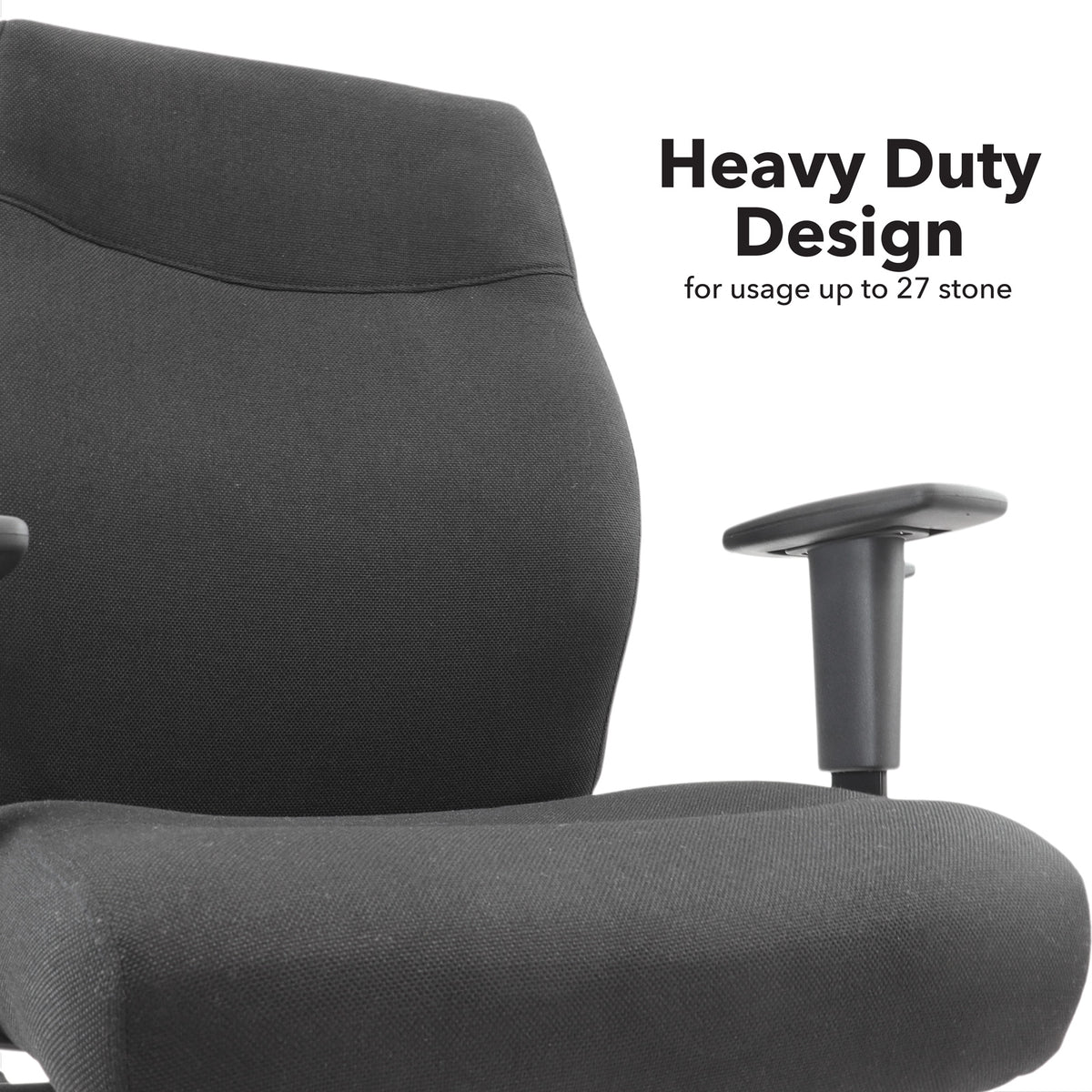 Porter Heavy Duty Fabric Operator Chair detail