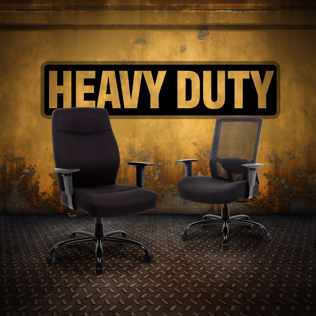 Porter Heavy Duty Fabric Operator Chair in an office