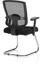 Portland Mesh Back Cantilever Visitor Chair, , another view 3