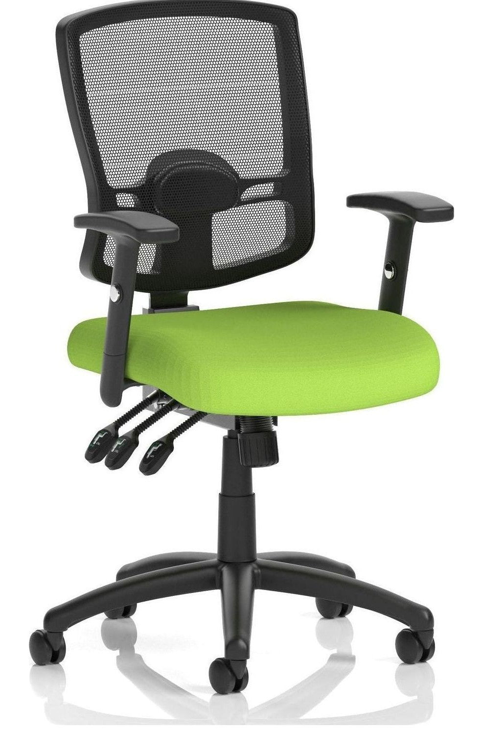 Portland III Bespoke High Mesh Back Task Operator Chair, green