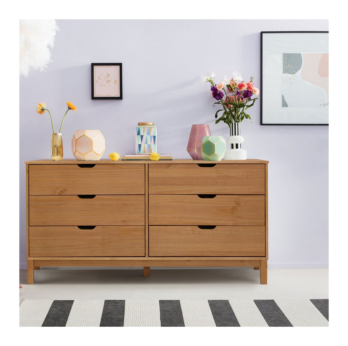 Post Chest 6 Drawer, view 2