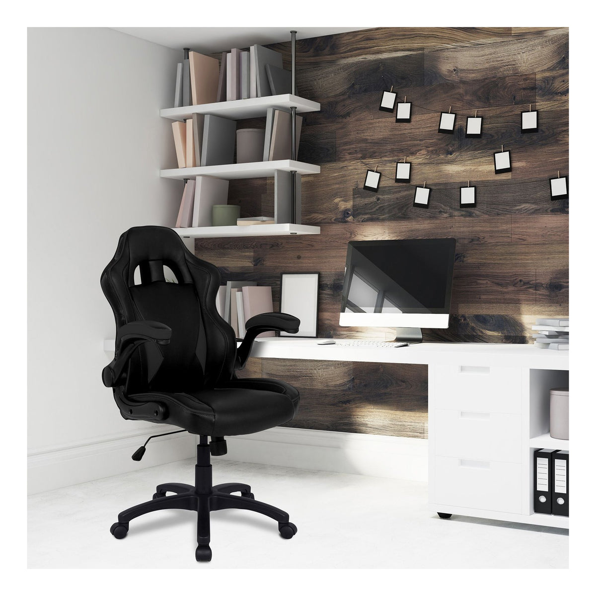 Predator Gaming Chair in black, view 5