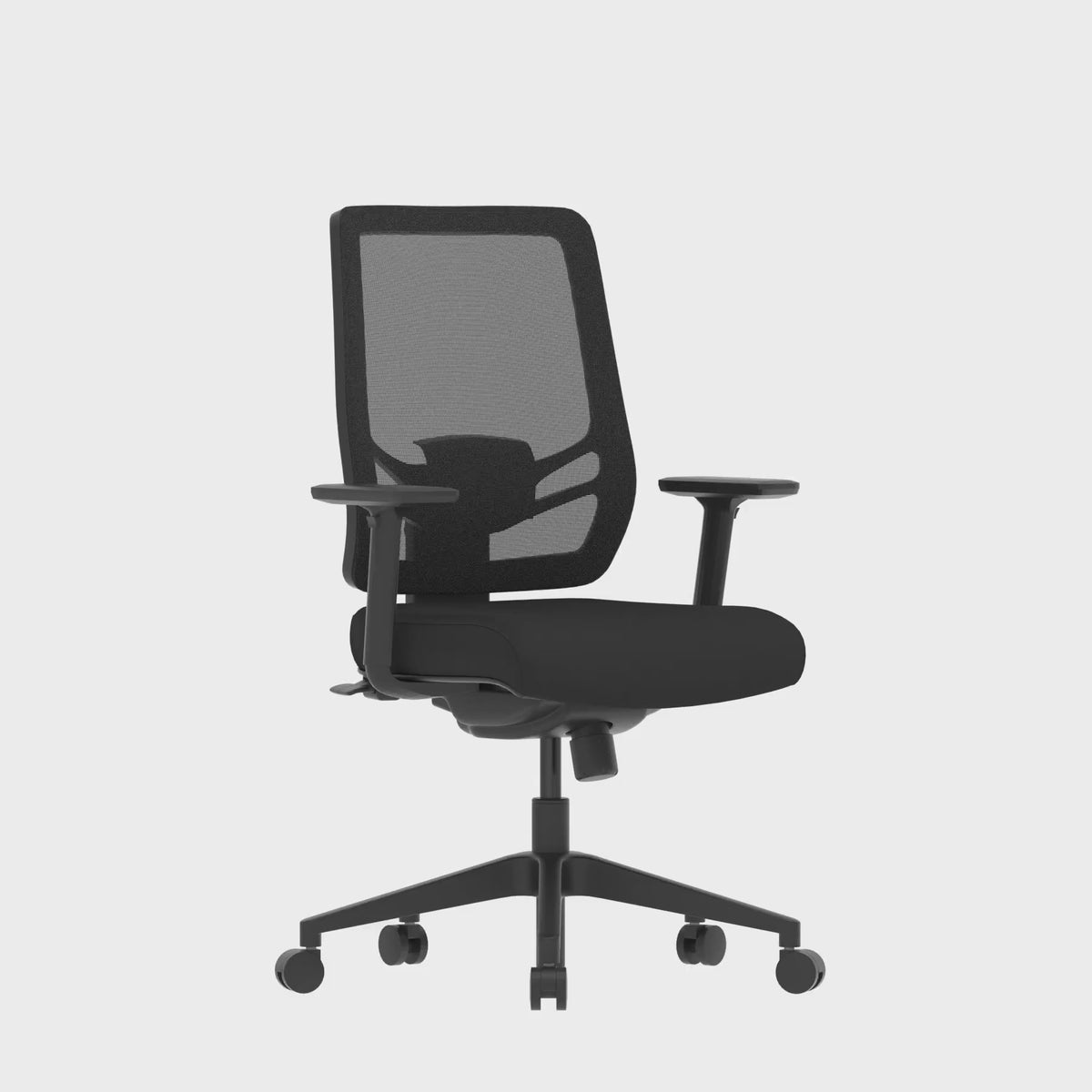 Ergo Twist Fabric Seat Ergonomic Task Chair, 360 degree spin