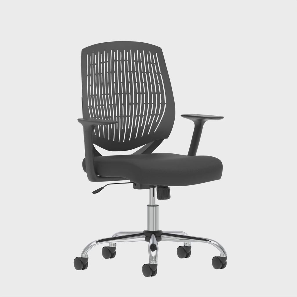 Dura Medium Back Task Operator Chair, 360 degree spin