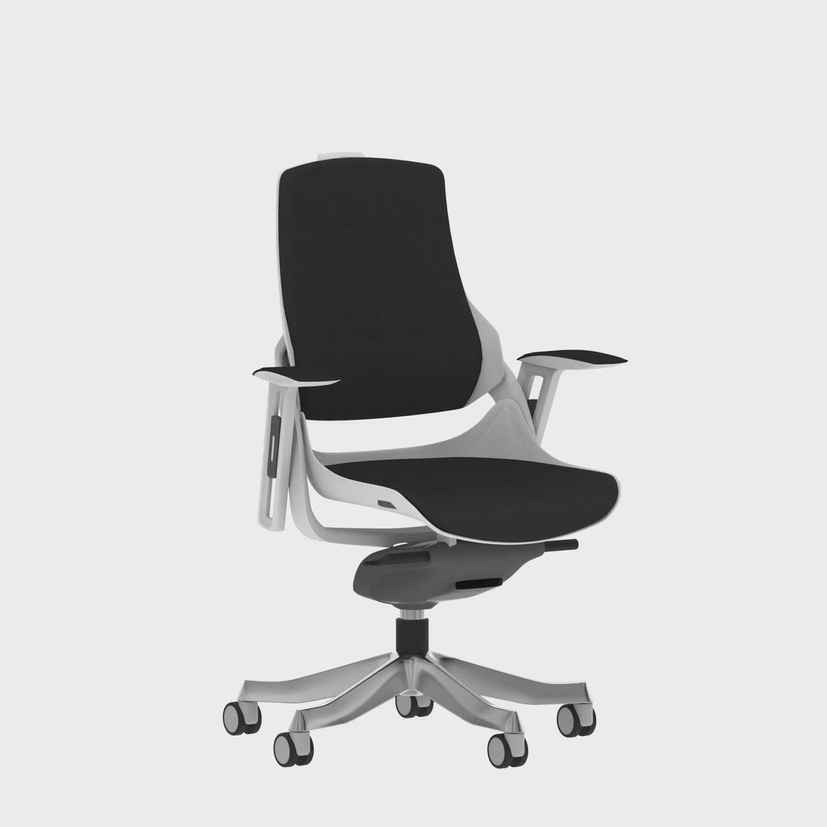 Zure High Back Fabric Executive Chair, 360 degree spin