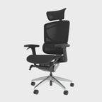 Ergo Click Plus Ergonomic Posture Chair in black fabrimesh, 360 degree spin