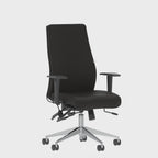 Onyx Fabric Ergonomic Posture Chair, 360 degree spin