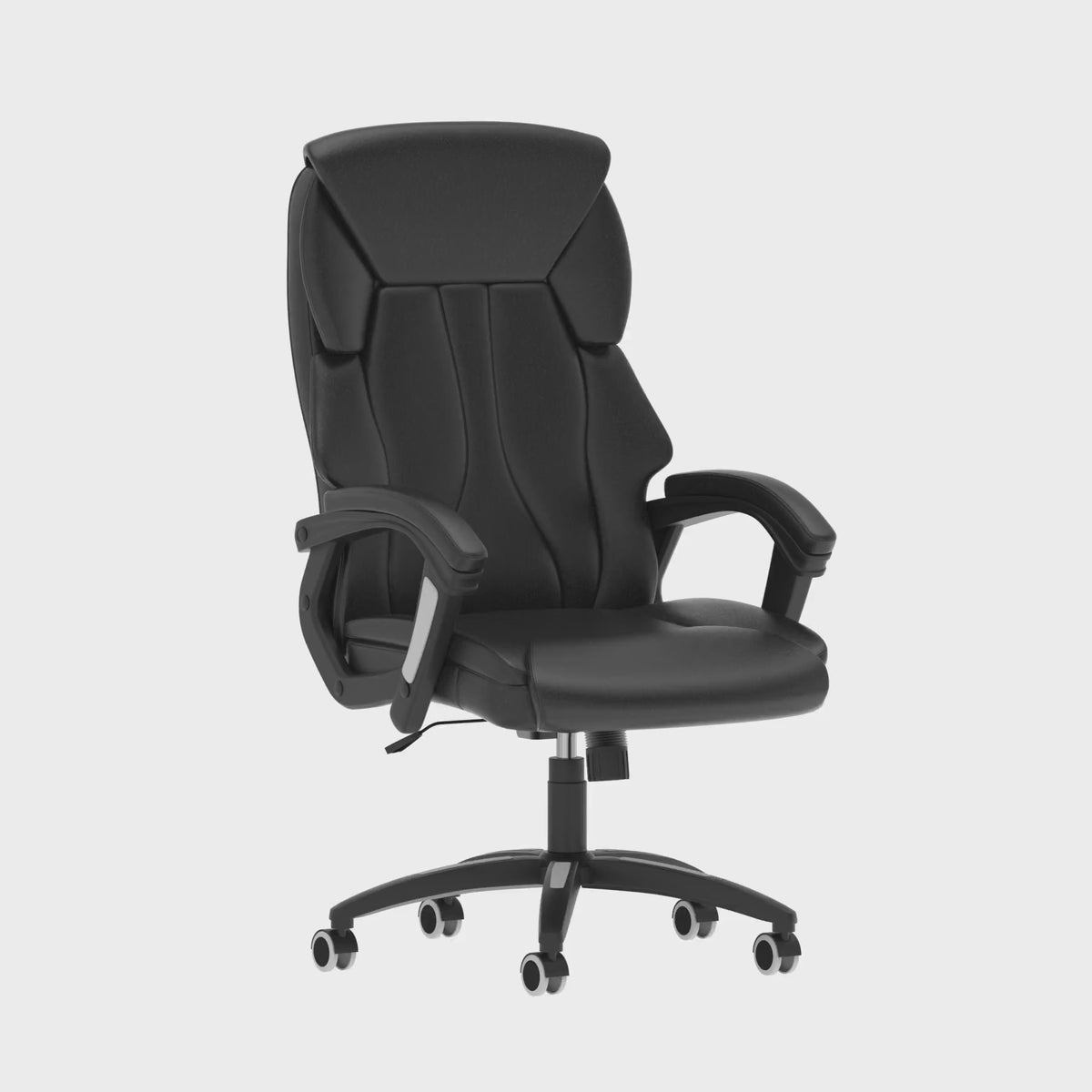 Stratford High Back Executive Leather Chair, 360 degree spin