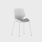 Florence Fabric Seat Visitor Chair, 360 degree spin