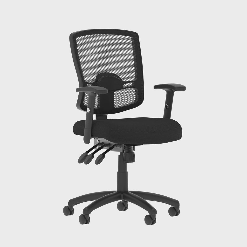 Portland III High Mesh Back Task Operator Chair, 360 degree spin