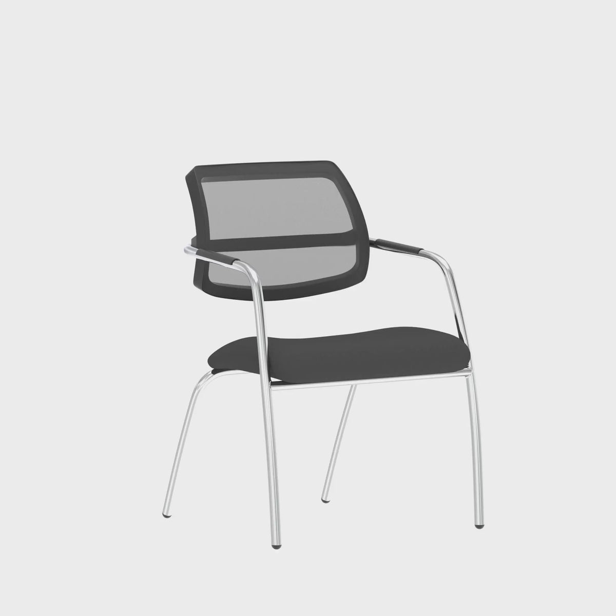 Swift Medium Back Visitor Chair (Straight Leg), 360 degree spin