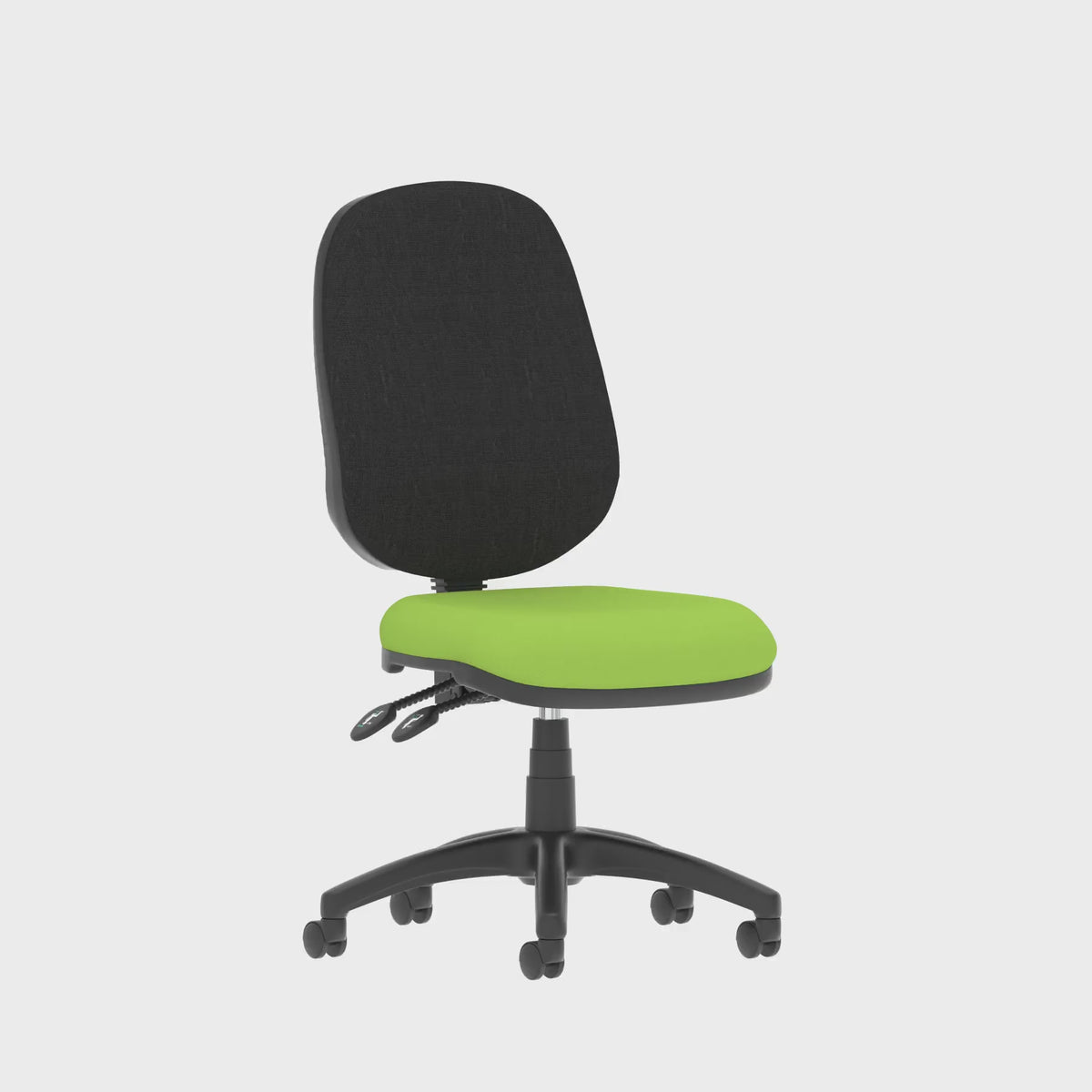 Eclipse Plus II Bespoke Medium Back Task Operator Chair in green, 360 degree spin
