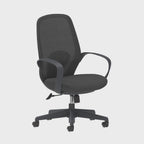Ariel Mesh Task Operator Chair in black, 360 degree spin