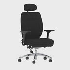 Domino Fabric Ergonomic Posture Chair, 360 degree spin