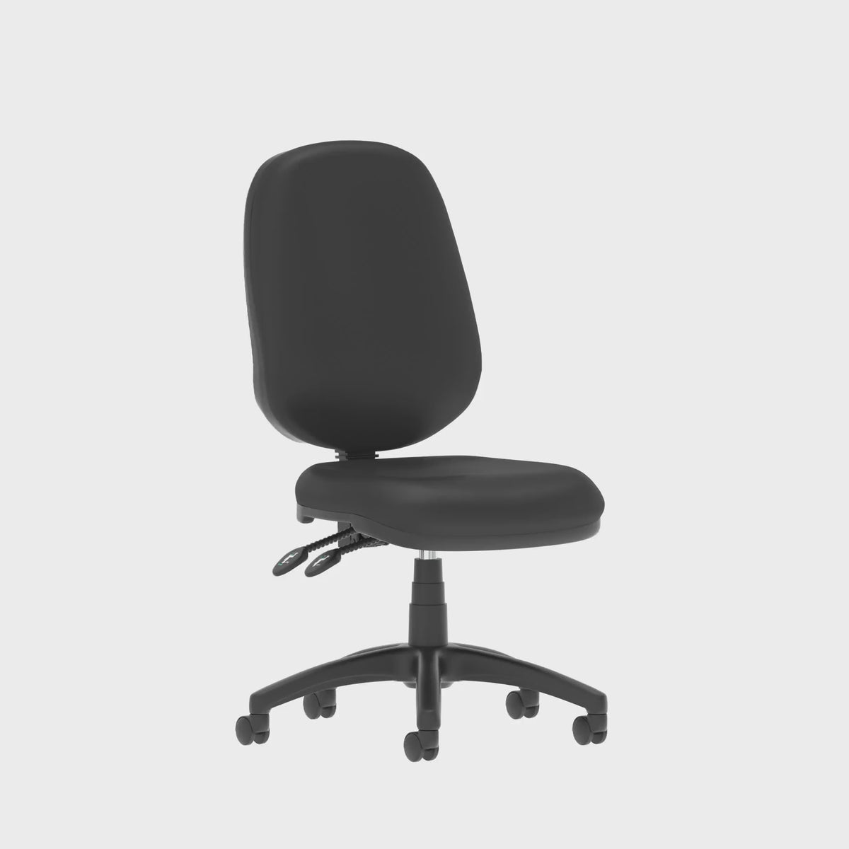 Eclipse Plus II Medium Back Leather Task Operator Chair, 360 degree spin