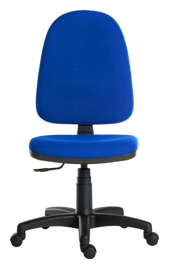 Price Blaster High Back Operator Chair in blue, view 2