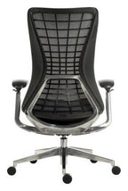 Quantum Executive Mesh Chair in black frame, view 2